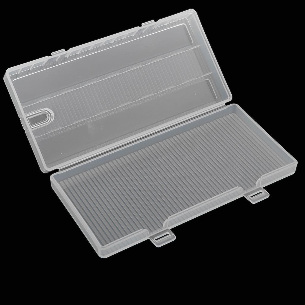 Transparent Battery Organizer Storage Case Holder Box For 18650 Batteries