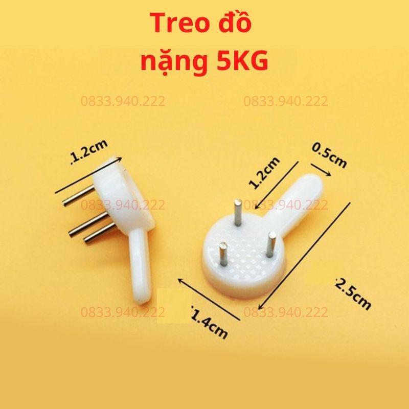 Đinh 3 Chân 4 Chân, Đinh Đóng Tường Treo Ảnh Vật Dụng Tiện Ích Không Cần Khoan