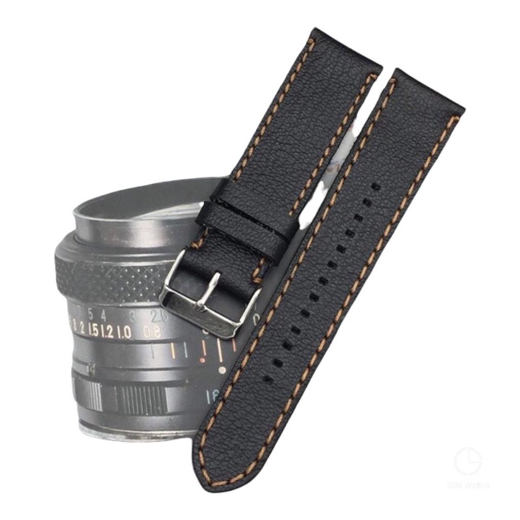 Dây Handmade Da Bò Thật Cho Đồng Hồ Fossil Casio Samsung Huawei