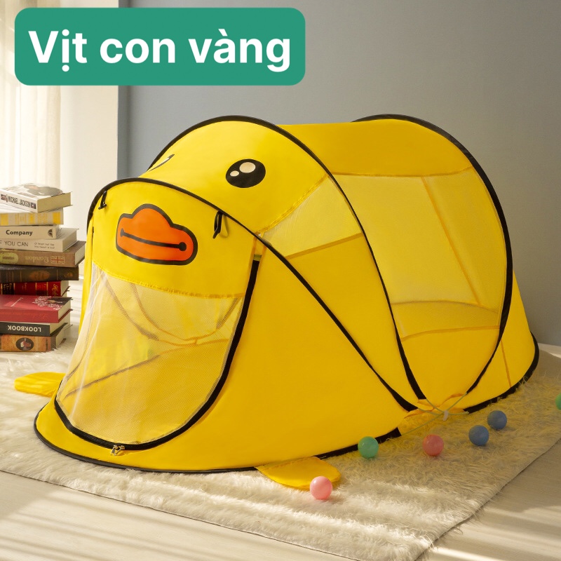 Lều Tự Bung Hính Thú Ngộ Nghĩnh Cho Bé Trai Và Bé Gái, Lều Bóng Cho Bé