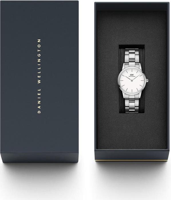 Đồng hồ nữ Daniel Wellington Iconic Link Silver White 28mm DW00100207