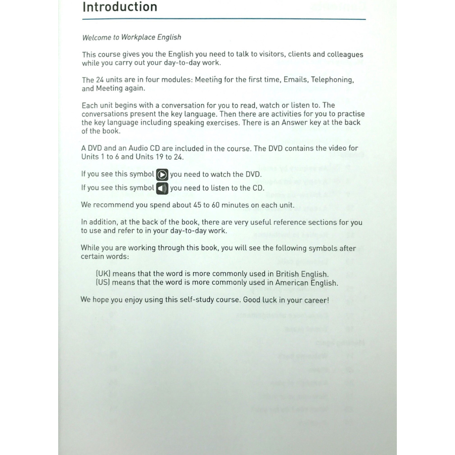 Sách Collins English For Work - Workplace English (Kèm CD)