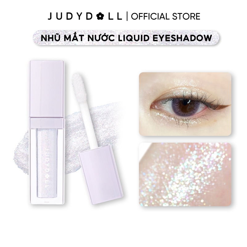 JUDYDOLL Nhũ mắt nước Liquid Eyeshadow Chống nước Lâu trôi Tự nhiên 2,5g