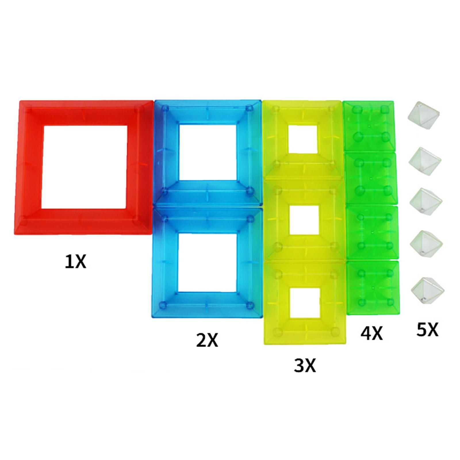 Matte Texture Toys Stacking Colorful Wisdom Pyramids for Toddler Children