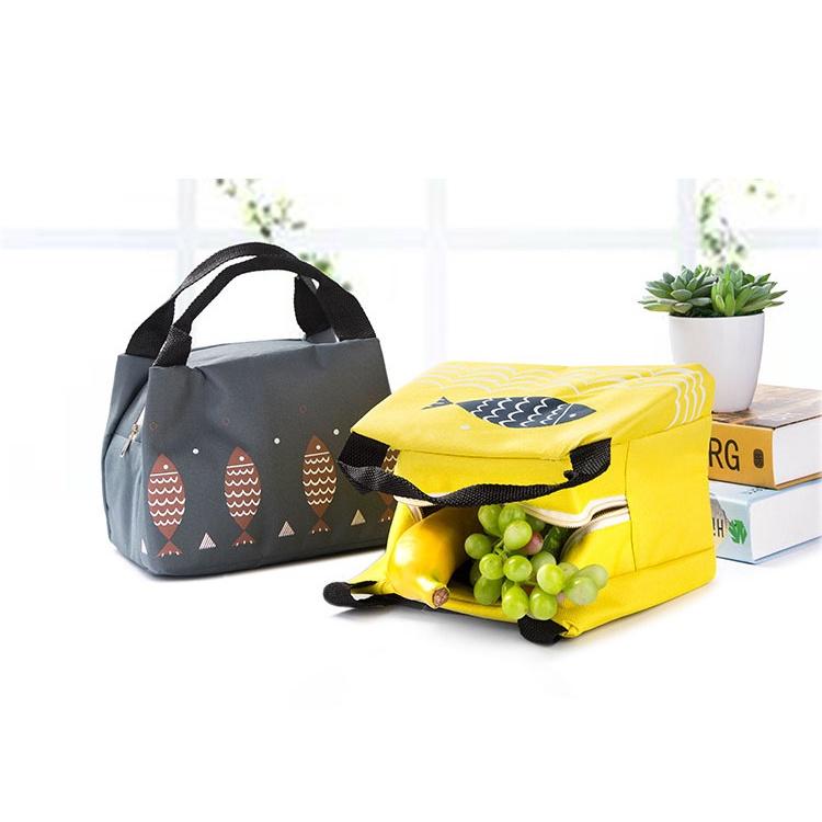 TÚI ĐỰNG CƠM GIỮ NHIỆT HÌNH CÁ ĐA NĂNG 2 LỚP XINH XẮN - TÚI CÁCH NHIỆT CHỐNG THẤM GIỮ NHIỆT NÓNG LẠNH CỰC TỐT