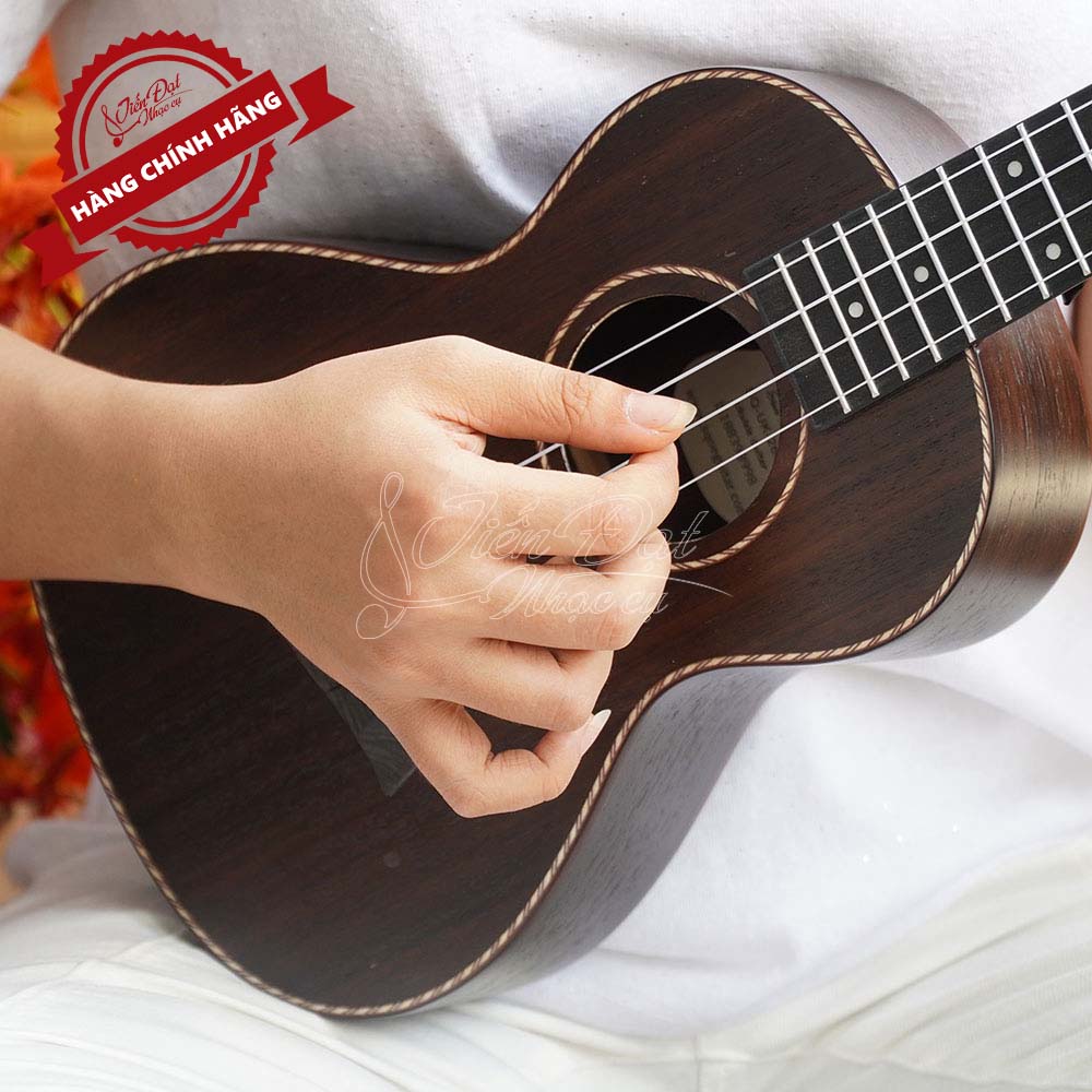 Đàn Ukulele Tenor SQOE UK-26R, Mặt Đàn Gỗ Hồng Sắc