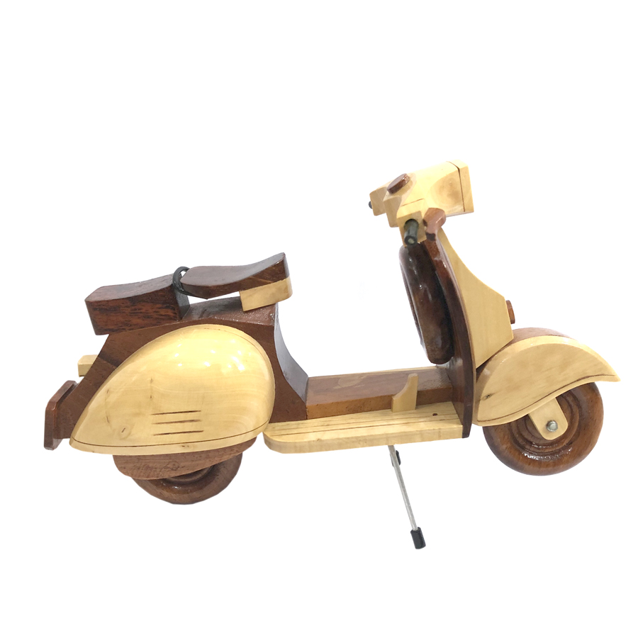 Mô hình xe vespa gỗ (loại 2)