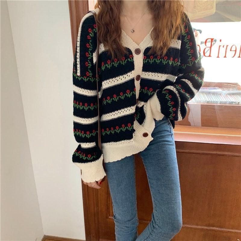 Áo khoác Sweater dệt kim