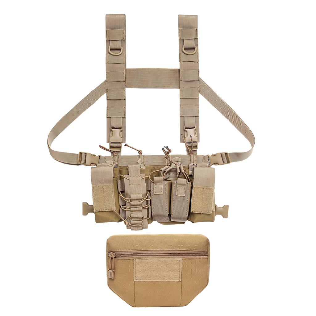 Multi-functional Molle Vest Pouch Chest Bag Tools & Belly Pouch
