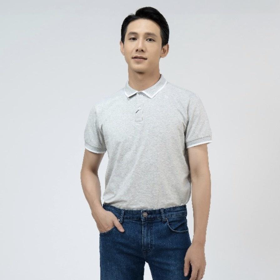 OWEN - Áo polo nam Owen màu xám 220304 - Áo thun ngắn tay có cổ nam