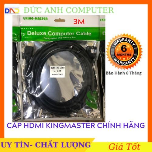 Cáp Hdmi to Hdmi KINGMASTER 3M KH402- Hàng Chính Hãng