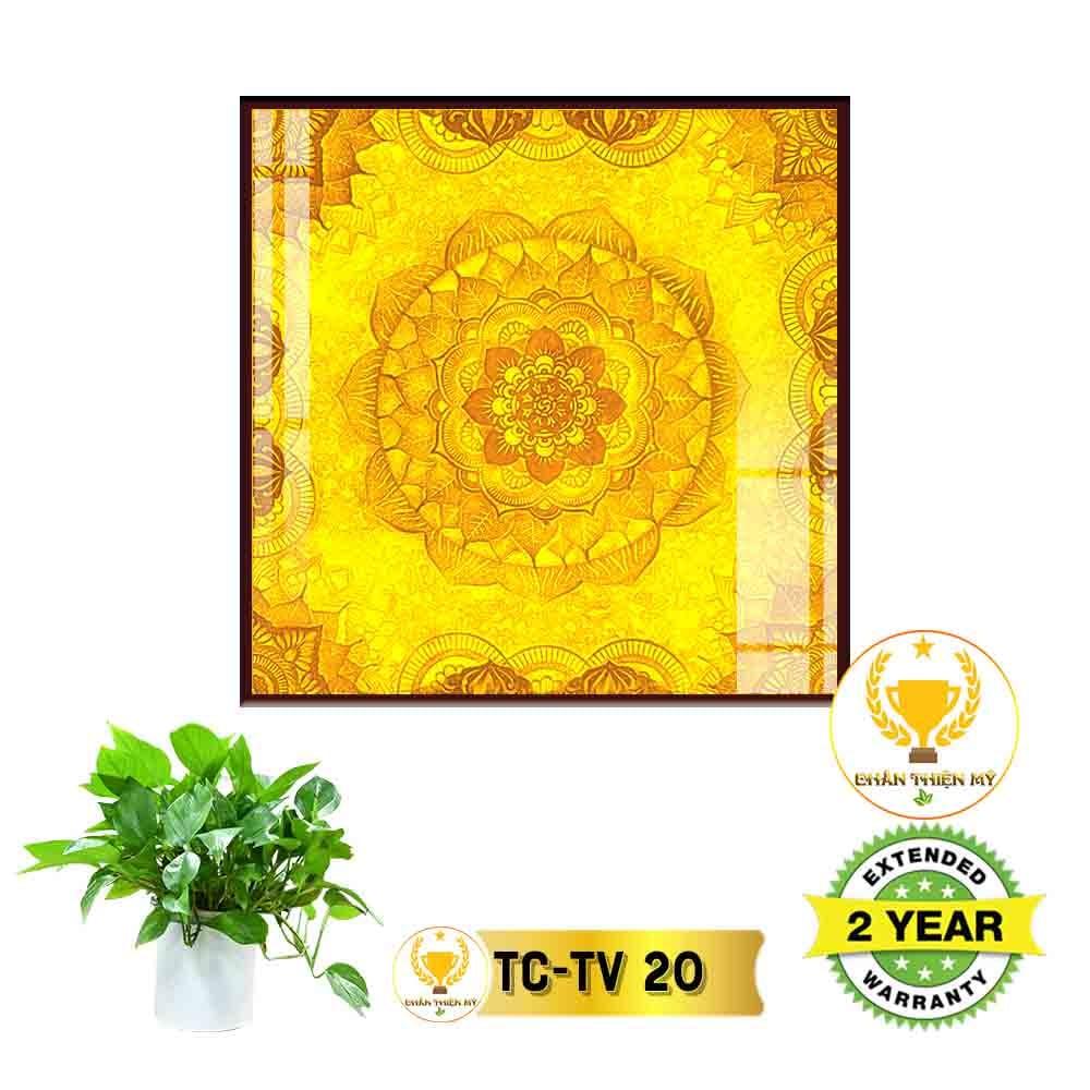 Tranh trúc chỉ in Vuông_TCV4