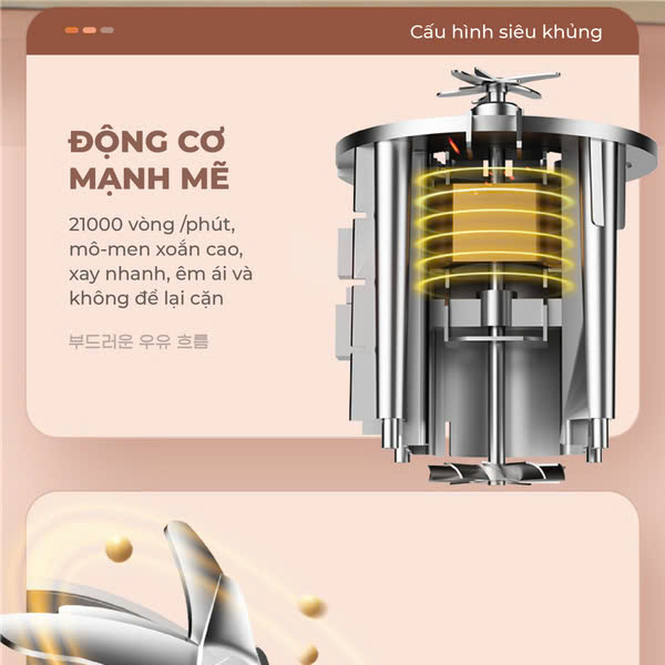 Máy Làm Sữa Hạt GUME MSB 22 Hàn Quốc - Bảo Hành 12 Tháng hàng chính hãng