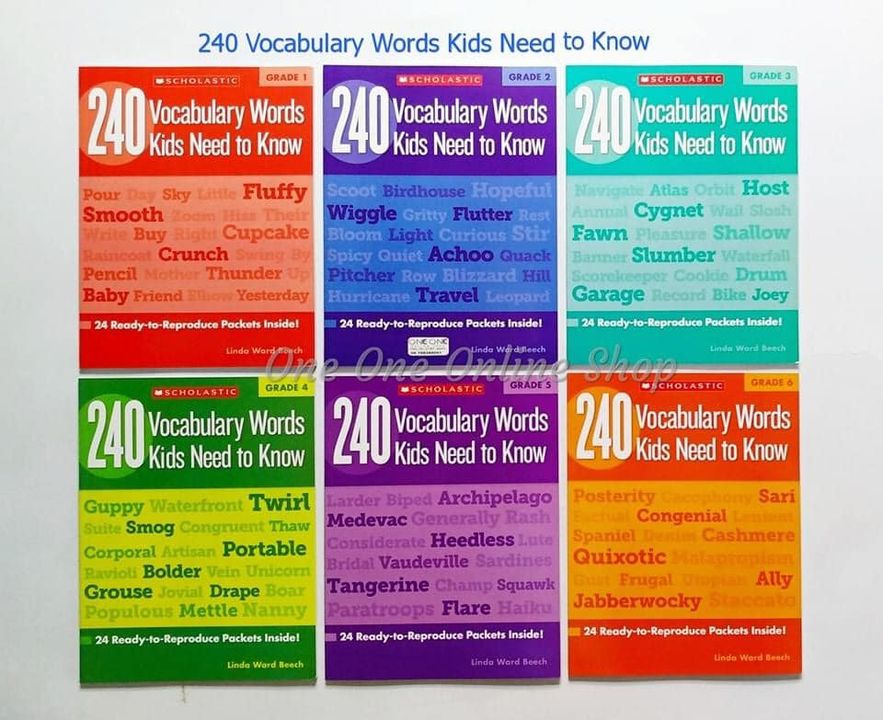 240 Vocabulary words kids need to know Grade 1-6 (6q có đáp án cuối) nhập khẩu