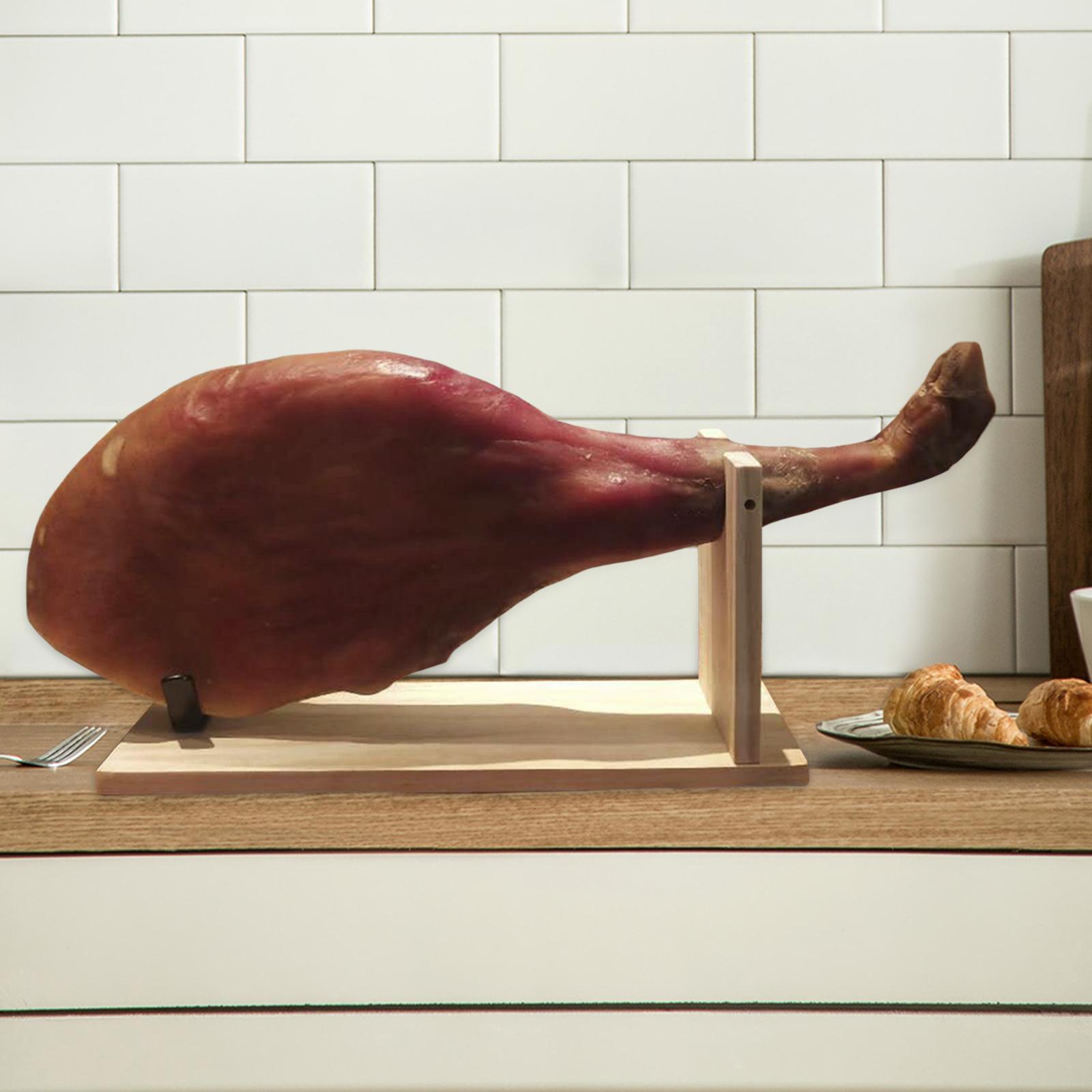 Ham Holder Stable with Non Slip Pads Ham Cutter Rack for Barbecue Restaurant