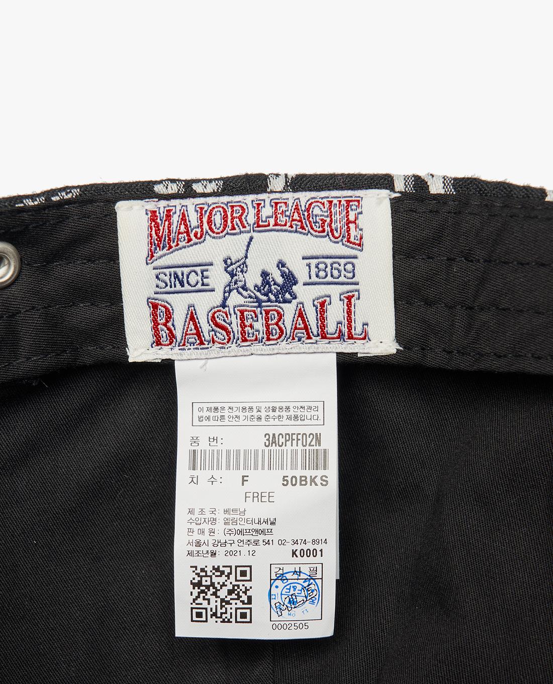 MLB - Nón bóng chày thời trang Monogram Classic Ball 3ACPFF02N-50BKS