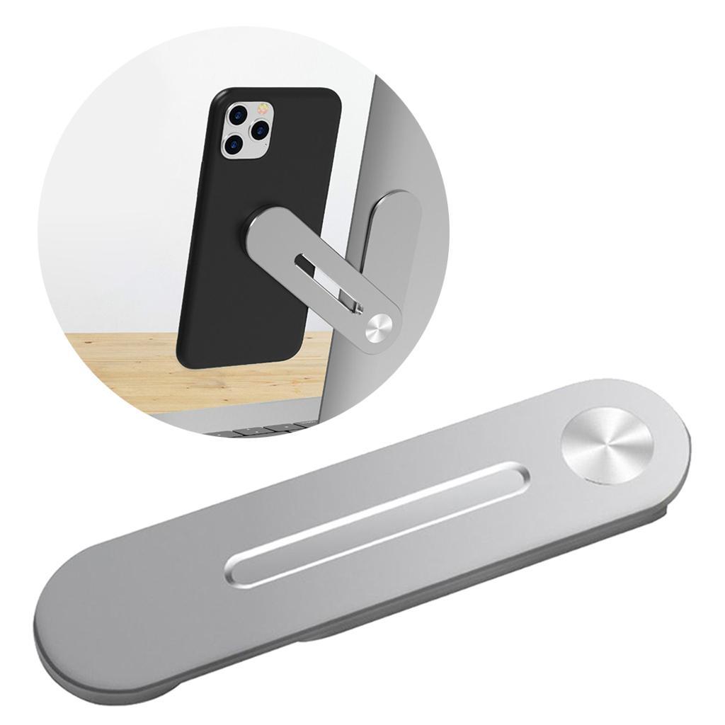 2 Pieces Laptop Side Mount Magnetic Phone Stand Holder Bracket Fixed Slim