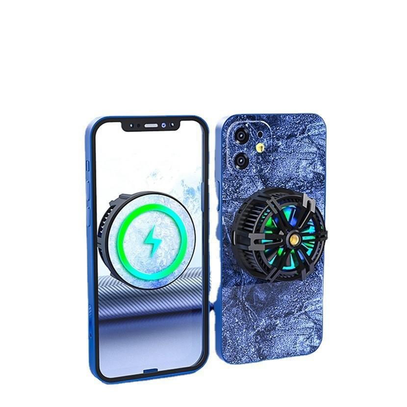 Phong cách mới nhất X13 hút từ tính mới sạc không dây tản nhiệt điện thoại di động rung sạc nhanh 15W với cùng một vật phẩm làm mát phát sóng trực tiếp bán hàng trực tiếp