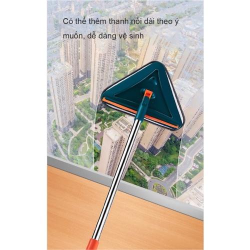 Cây lau nhà vệ sinh kính bề mặt tam giác cao cấp  ️ FREESHIP ️