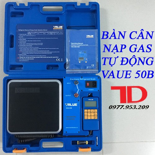 Bàn cân nạp gas tự động VALUE 50B hàng chính hãng