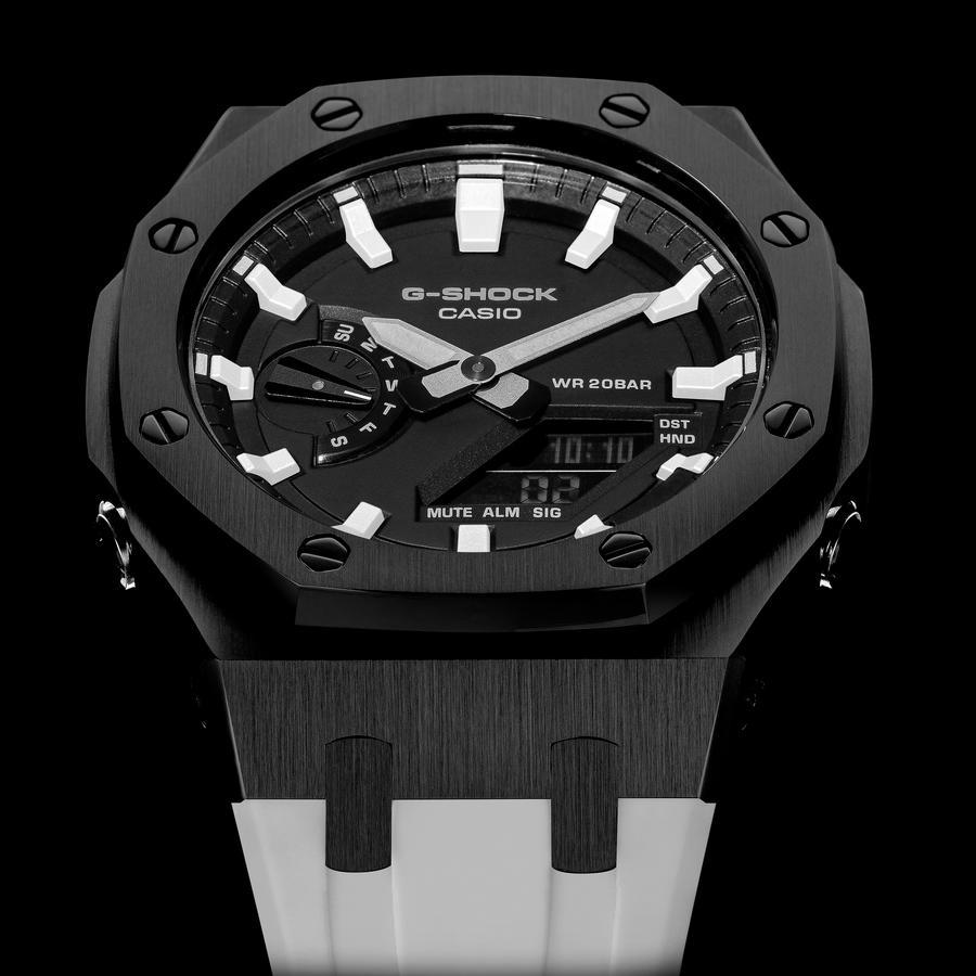 Đồng Hồ Nam Dây Nhựa Casio G-Shock GA-2100-1A AP Custom Black x White Royal Oak