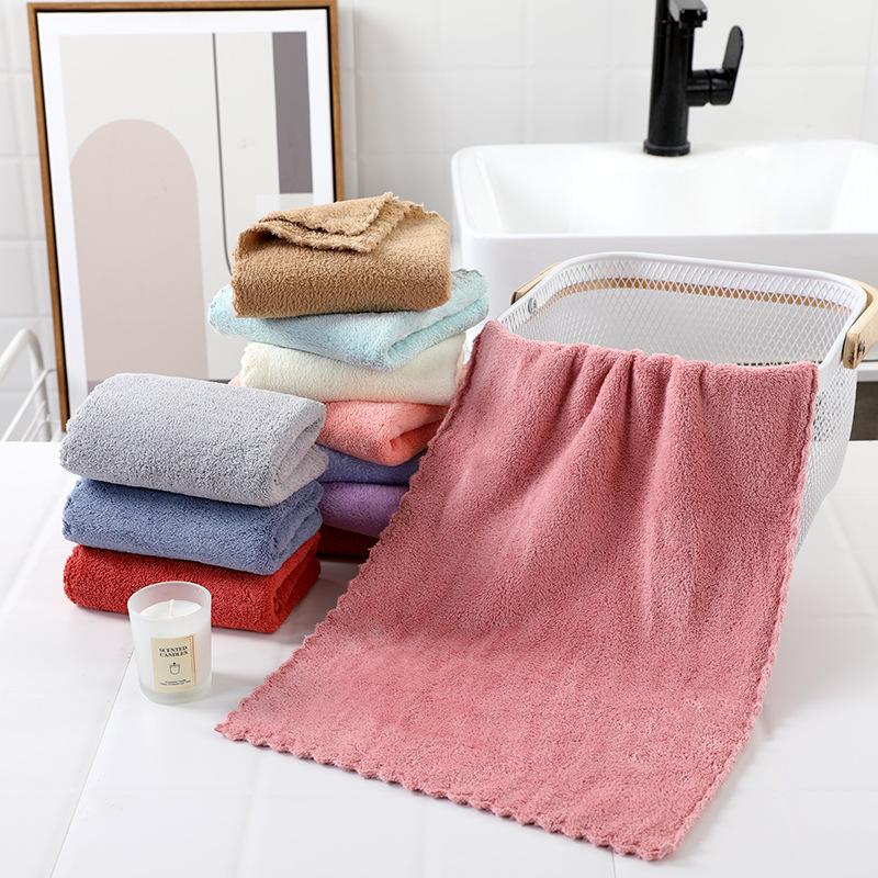 MICROFIBER 1 Khăn Lau Mặt Vải Nhung Mềm Mại Thấm Hút Tốt 30x60cm