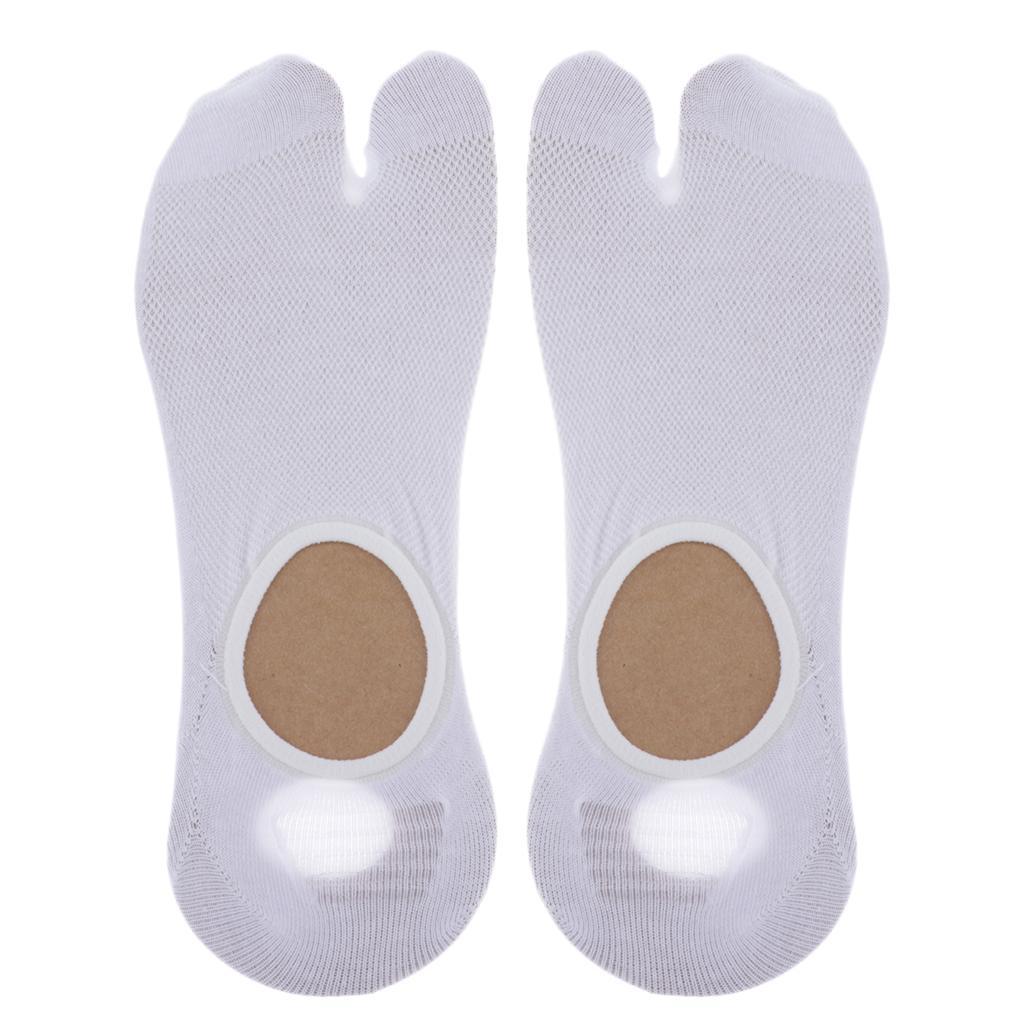 1 Pair Finger Socks Women Sports Socks 2 Fingers Low Cut Cotton Socks Flip Flop Slip