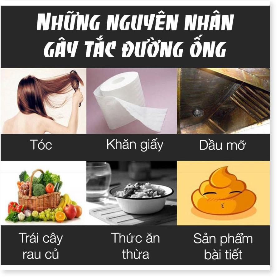 Pít-tông chống nghẹt 4 trong 1