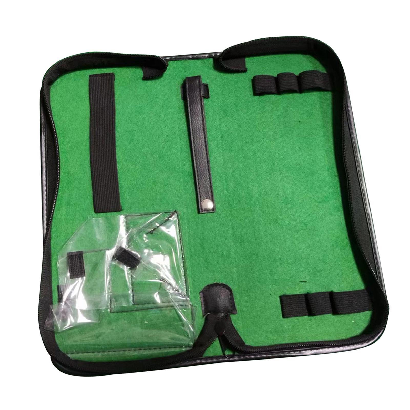 Golf Putter Set Bag, Golf Putting Set Carrying Protective Golf Clubs Putters Carrier Travel Tote Bag PU Leather Pouch for Home Outdoor Sports
