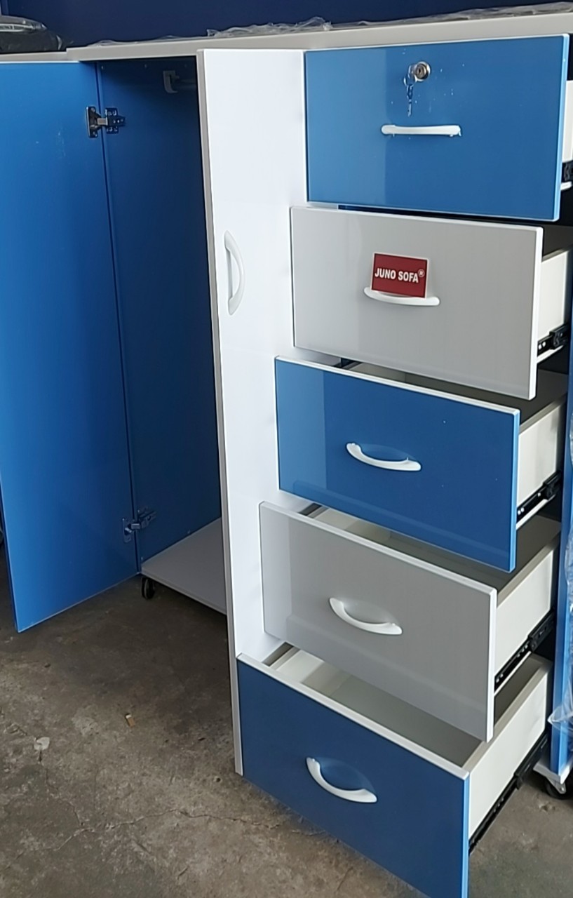 Tủ áo Nhựa JUPP Jang Mi ngang 1m05 x cao 1m25 x sâu 45 cm