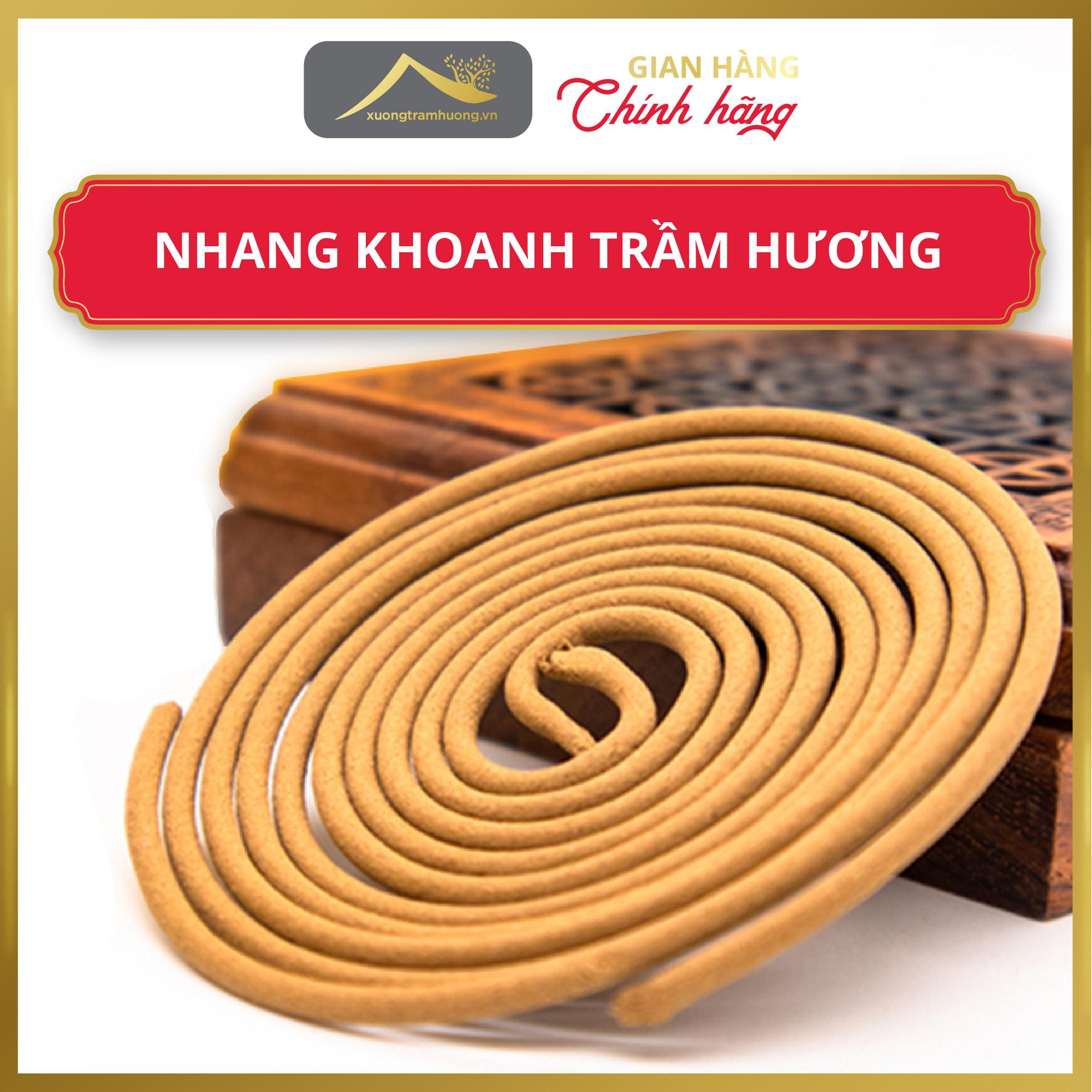 Nhang Khoanh Nhang Vòng Sạch Xưởng Trầm Hương Thờ Cúng Gia Tiên Tân Gia Giỗ Chạp Lễ Tết (10 Khoanh)