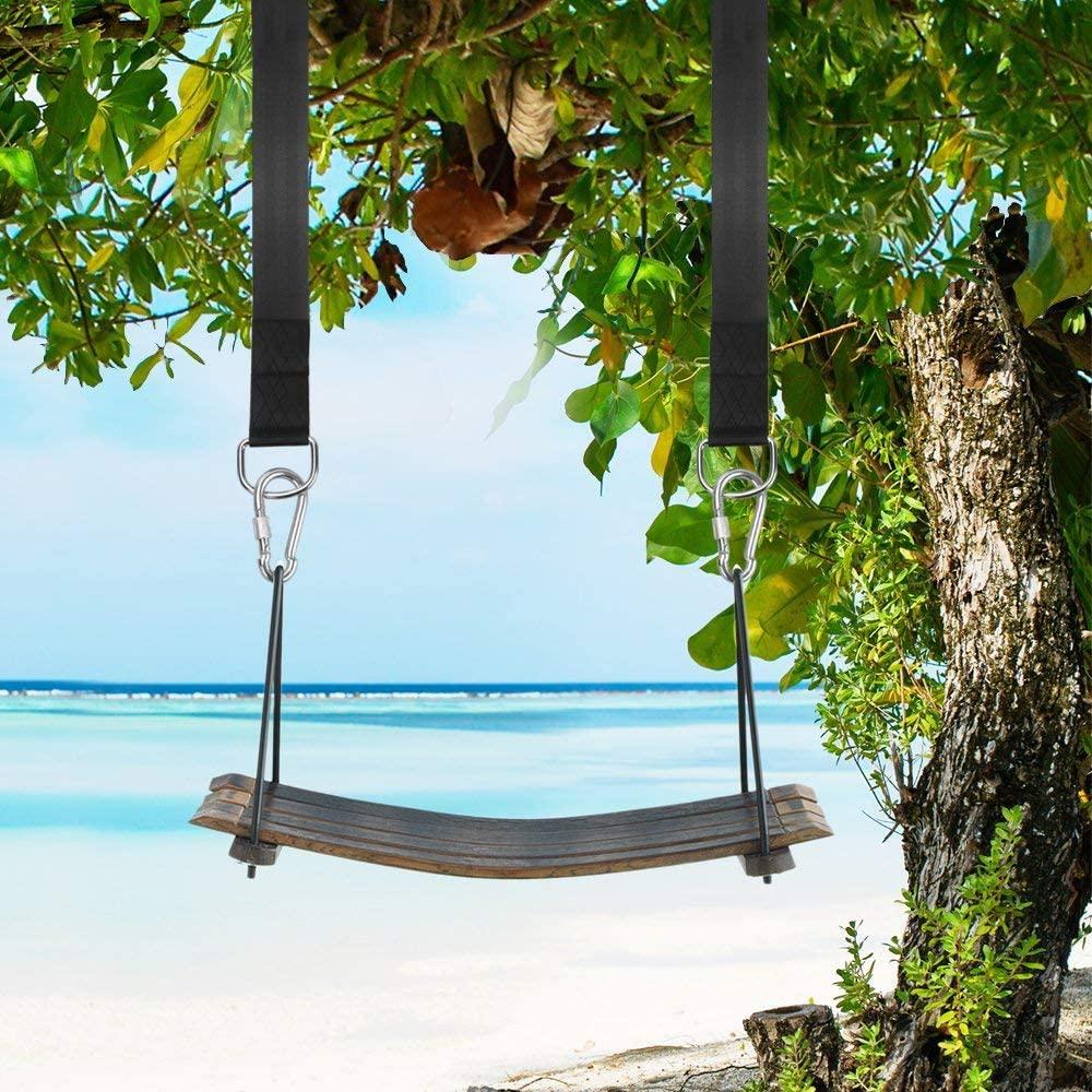 1 Cây Đu Treo Bộ Võng Dây Cắm Trại 350 KG Tải Trọng Dây Móc Neo Ngoài Trời Đi Bộ Đường Dài Võng Treo Dây
