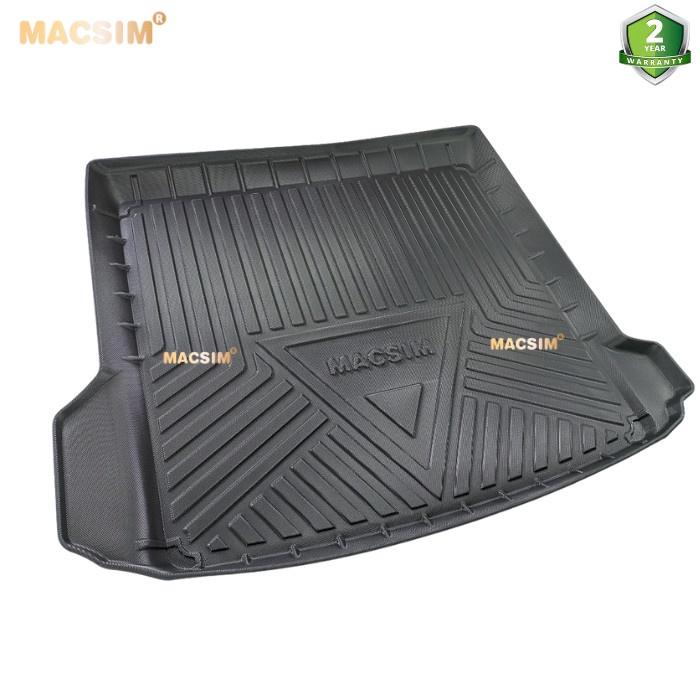 Lót cốp xe ô tô Audi Q8 2018-2022 chất liệu TPV thương hiệu Macsim màu đen hàng loại 2