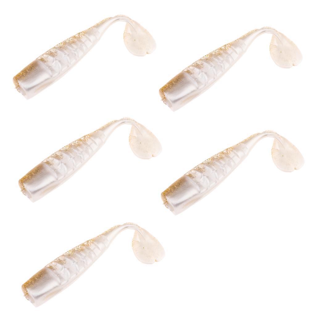 5 Pieces Floating Fishing Lures Bait Rainbow Fish Lures Fishing Bait Fishing Tools Swim Baits