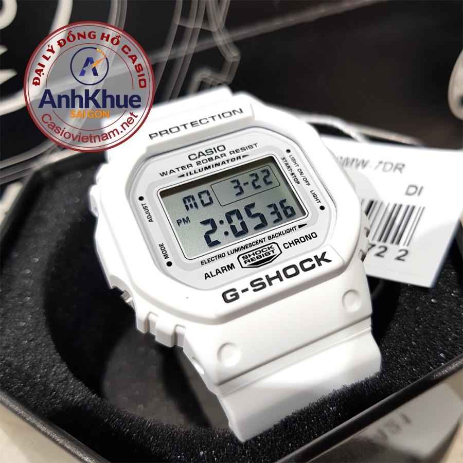 Đồng Hồ đôi Casio G-Shock DW-5600MW-7DR và Baby-G BGD-560-7DR Chính Hãng