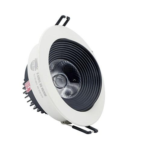 Đèn âm trần xoay góc 9W LED Rạng Đông, vỏ nhôm đúc, cánh tản nhiệt, khoét lỗ 95mm