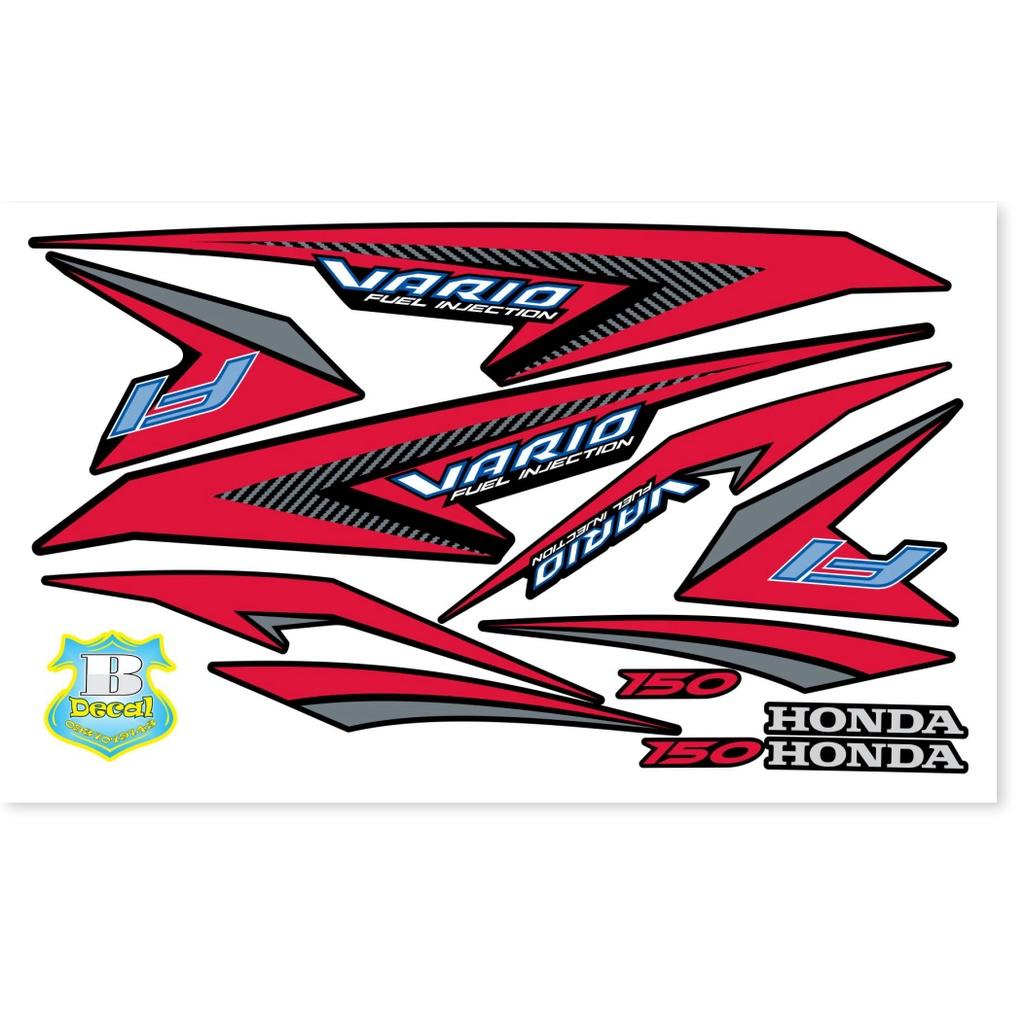 Tem rời dành cho vario 2017 đỏ đen