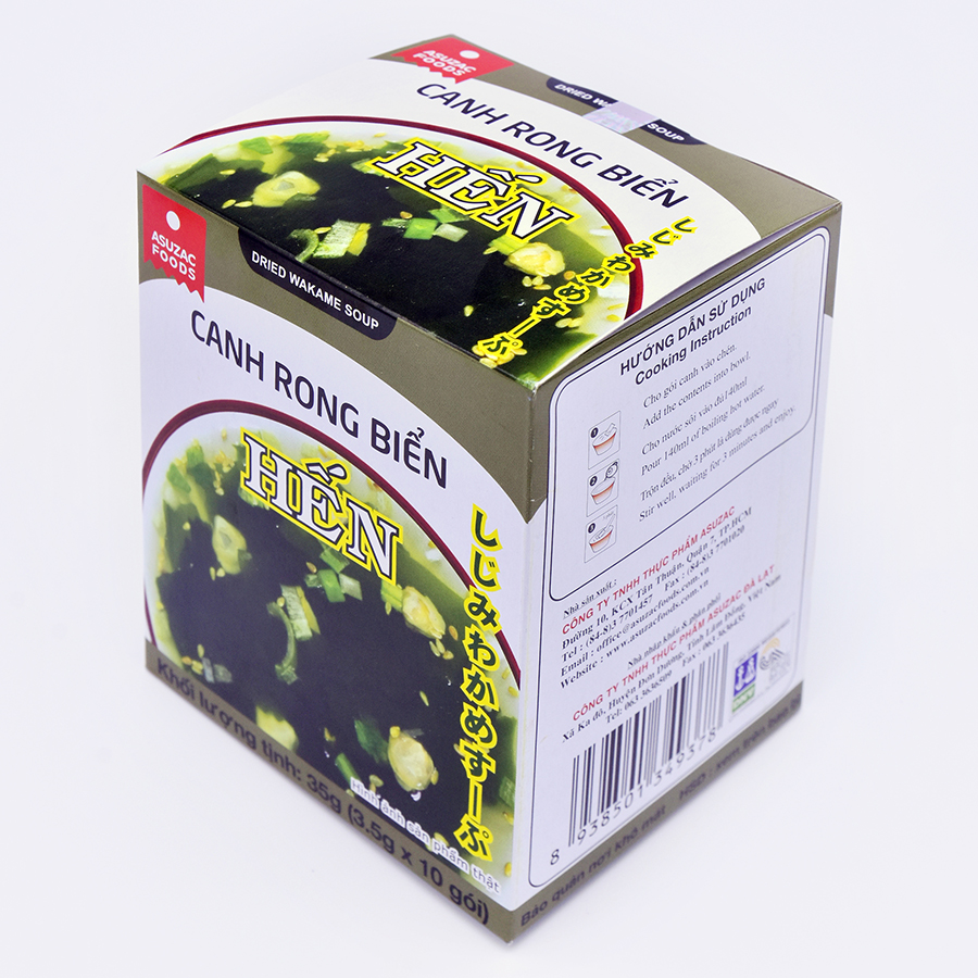Canh rong biển Hến Asuzac