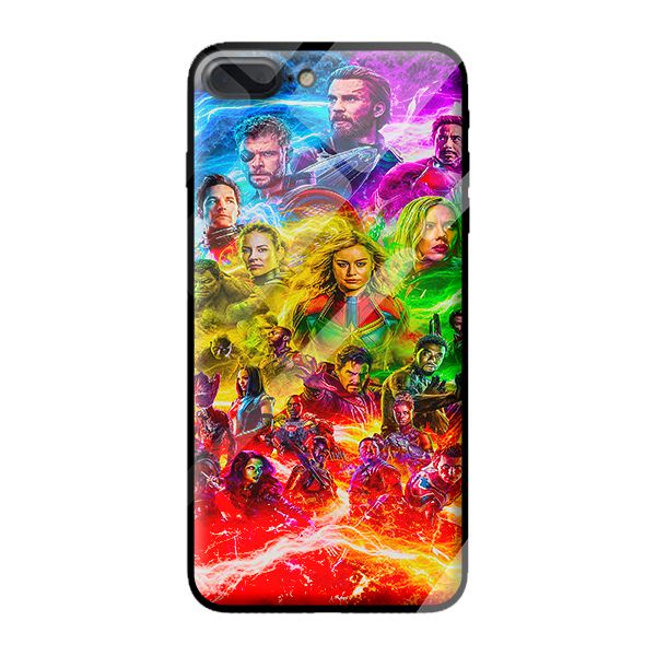 Ốp kính cường lực cho iPhone 7 Plus siêu nhân 2 - Hàng chính hãng
