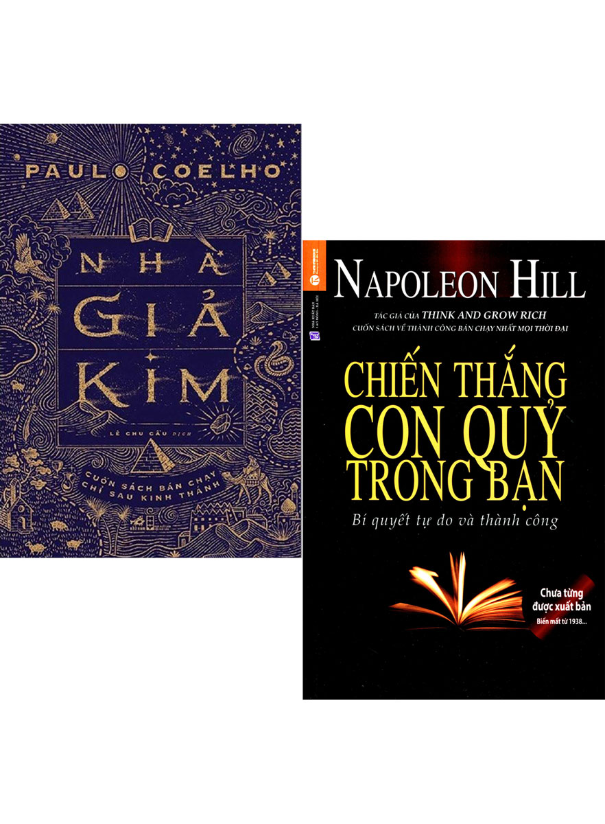 Combo Nhà Giả Kim + Chiến Thắng Con Quỷ Trong Bạn _THA