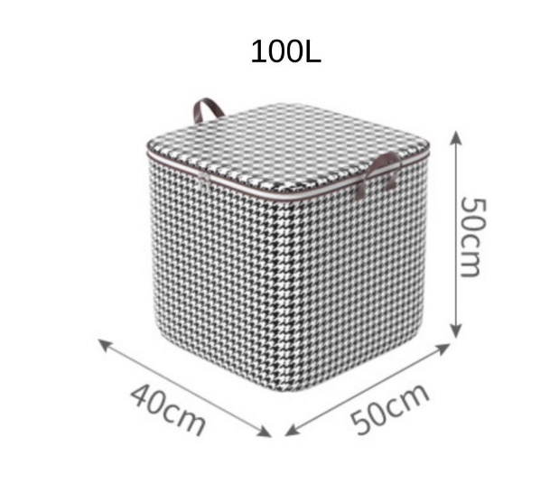 Túi Đựng Chăn Màn Quần Áo Đa Năng Cỡ Lớn 100L, Túi Đựng Đồ Có Thể Gấp Gọn Tiện Lợi GD700-CMV-kesoc