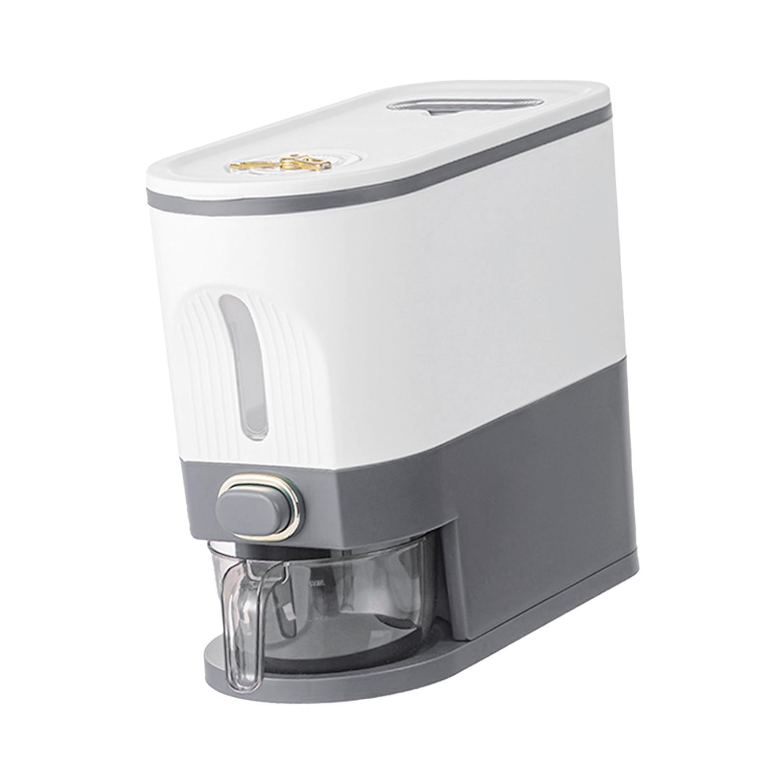 Rice Dispenser Container Sealed Moistureproof Rice Bucket for Grain Dry Food
