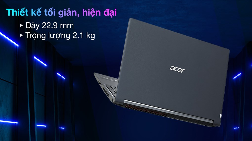 Laptop Acer Gaming Aspire 7 A715-42G-R6ZR (NH.QAYSV.003) (R55500U/8GB RAM/512GB SSD/15.6 inch FHD 144Hz/GTX1650 4G/Win10/Đen) - Hàng chính hãng