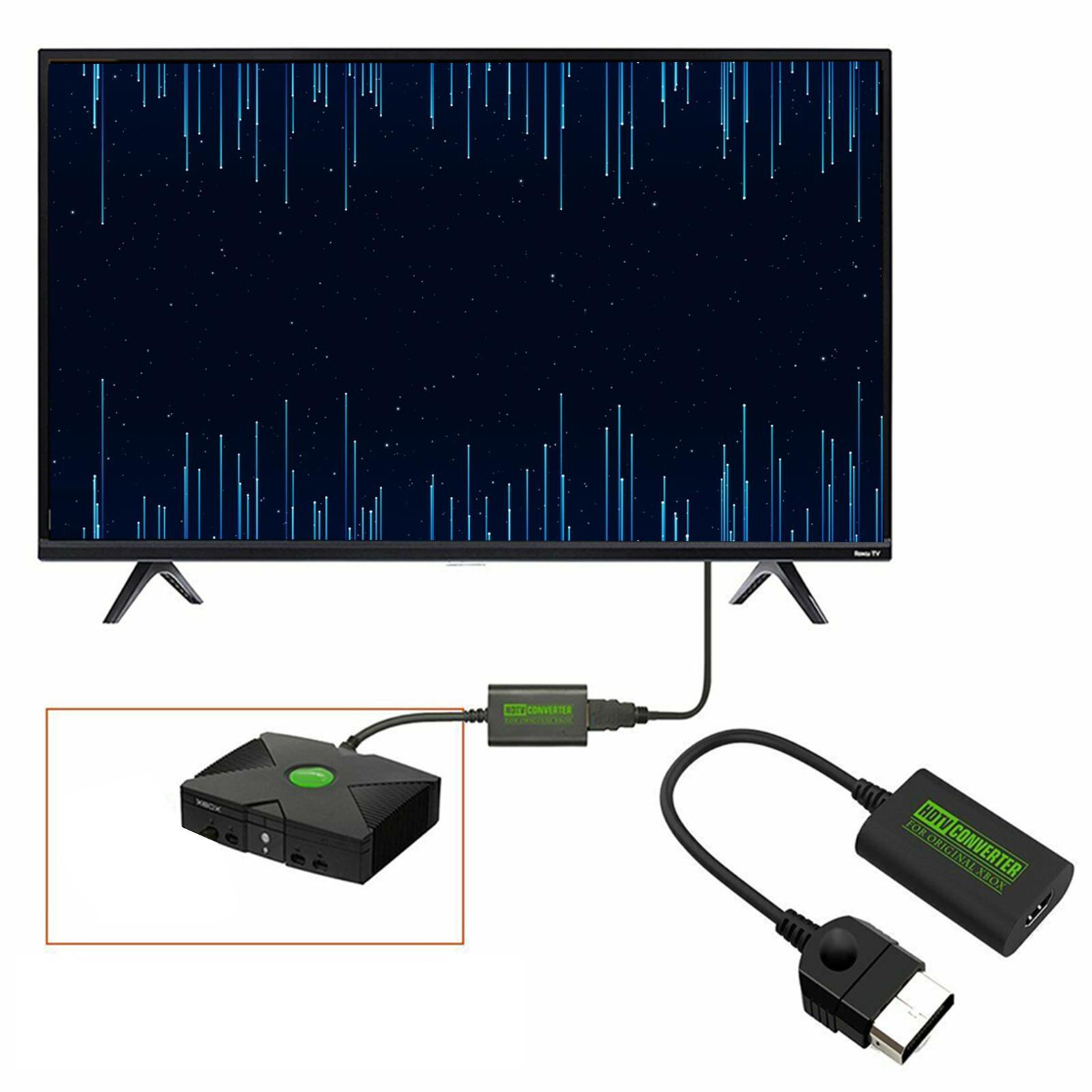 Xbox to HDMI Adapter Converter, Male to HDMI Female Adapter,Short Cable Game Digital Video Component Xbox Console for TV Projector