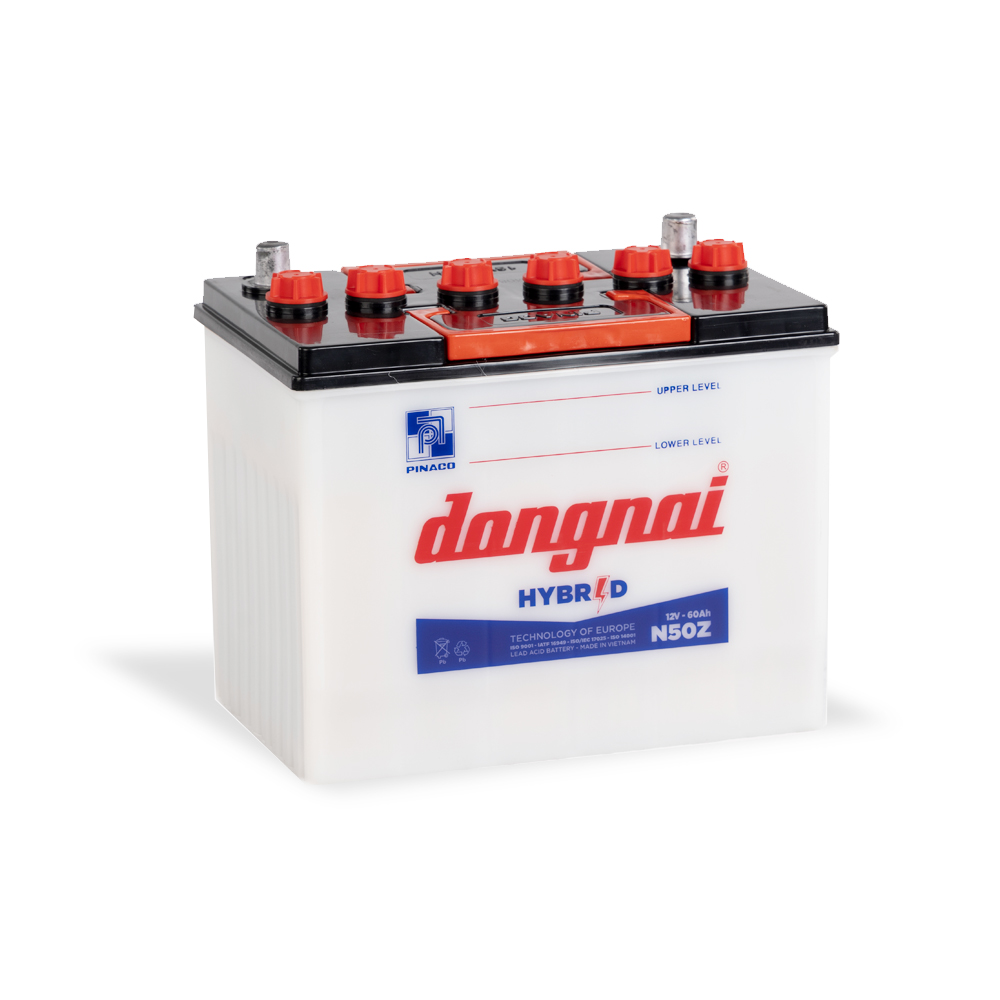 Ắc quy Hybrid Đồng Nai N50Z | 12V - 60Ah