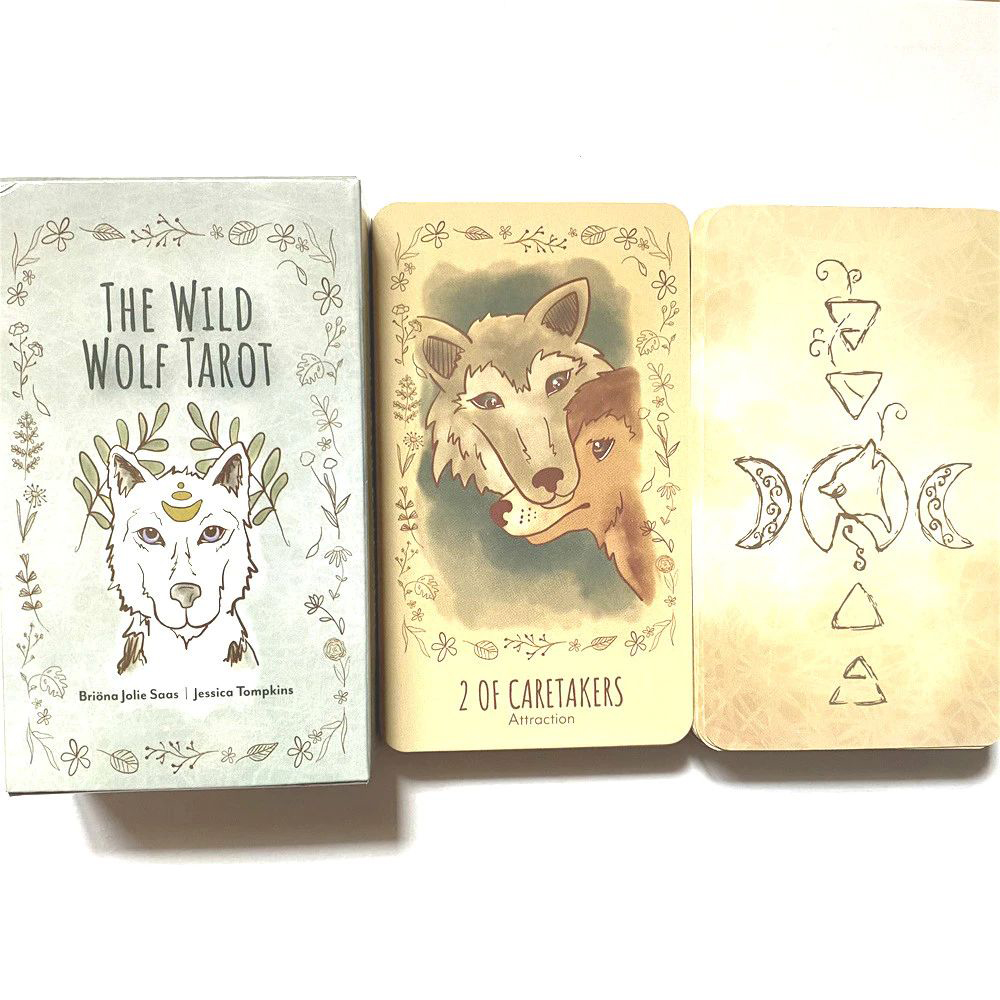 Bài Tarot The Wild Wolf Tarot  Đá Thanh Tẩy