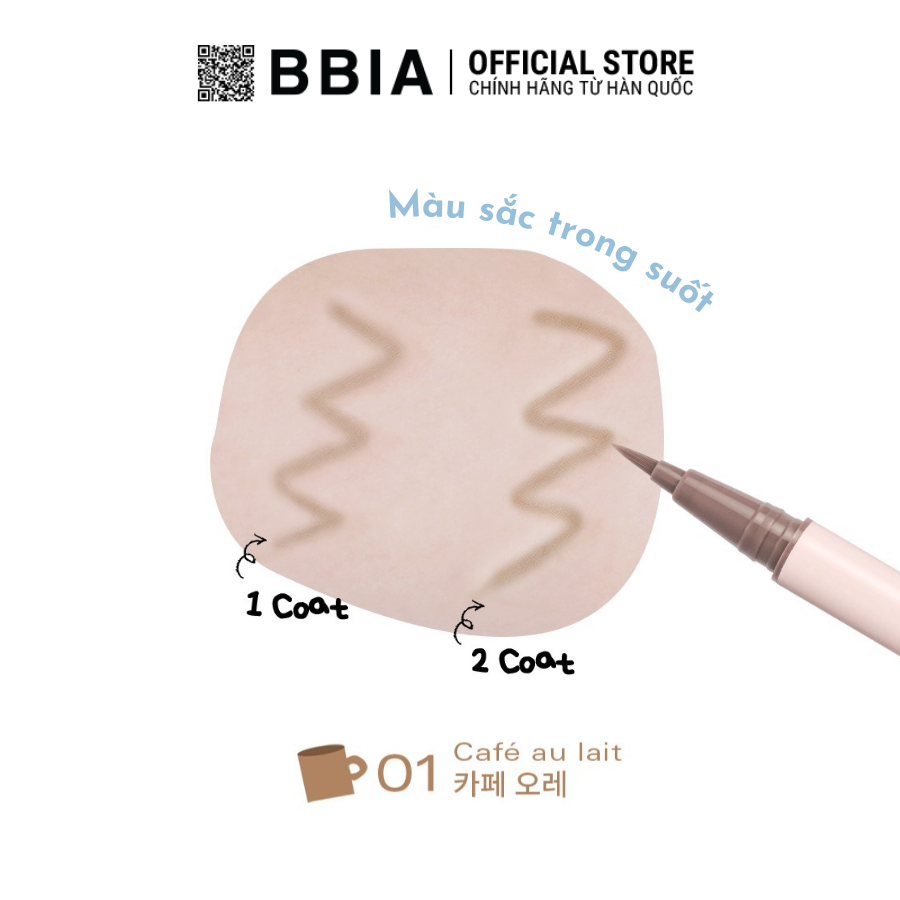 Bút kẻ bọng mắt Bbia Last Contour Pen Eyeliner