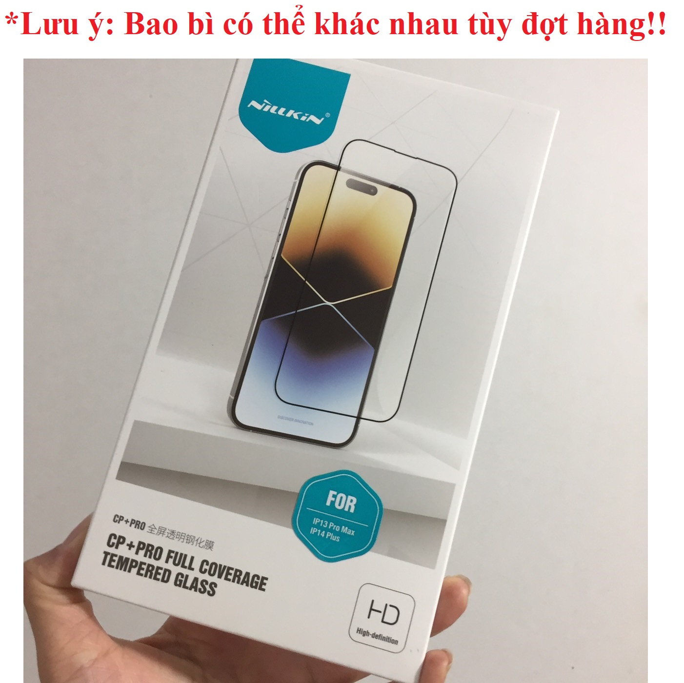 Cường lực full màn hình viền đen 0.3mm cho iP 6.7inches Nillkin Amazing CP+PRO _ Hàng chính hãng