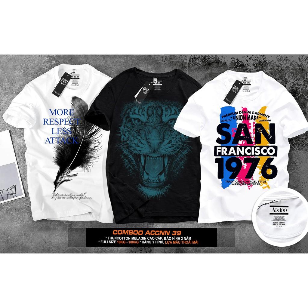 SALE SỐC CHỈ 99k/3Áo - Áo thun nam - Áo thun nữ - Áo bigsize -