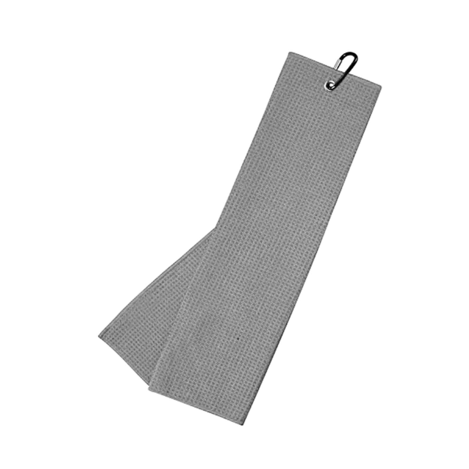 Golf Towel with Clip for Men & Women, Microfiber Waffle Pattern Golf Ball Towel, Super Absorbent and Quick Dry